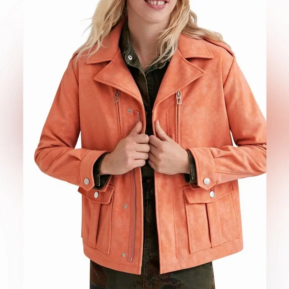 NWT DESIGUAL STRAIGHT MULTI-POCKET JACKET. Size XL (runs small / fits a M/L) - Picture 8 of 8